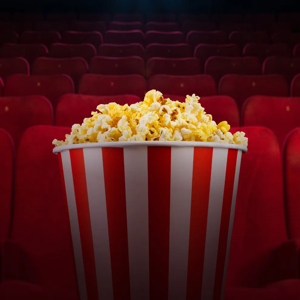 Image of movie theater popcorn