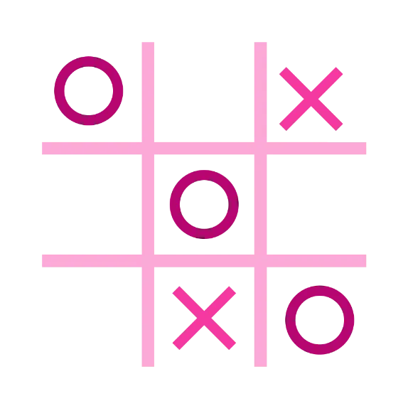 Illustration of tic tac toe game