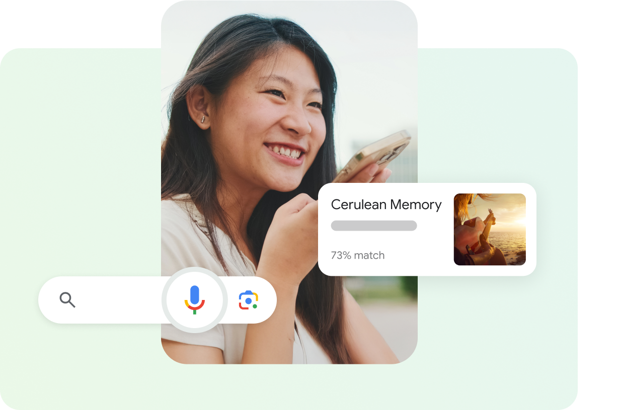 Image of searching with voice