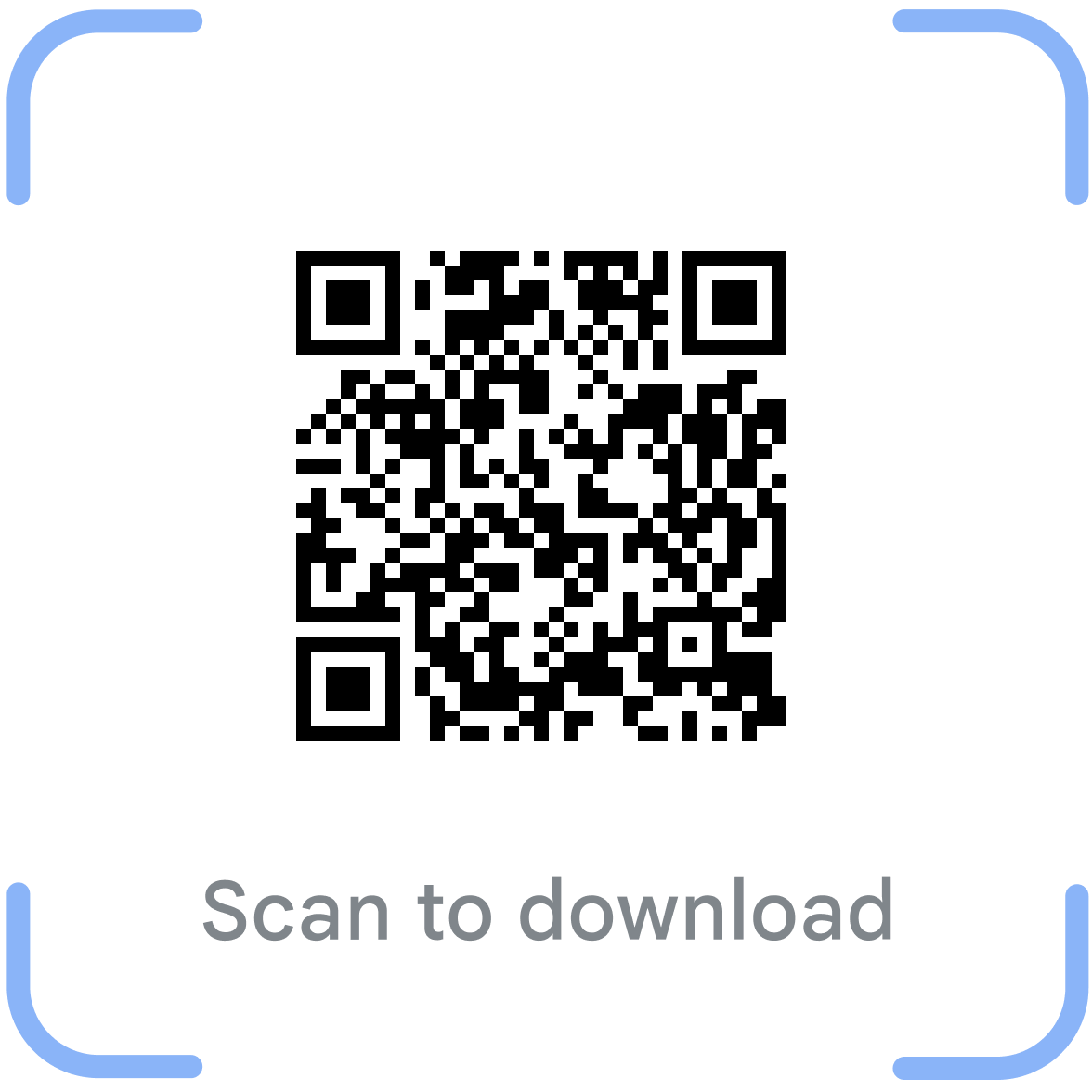QR code for Google app